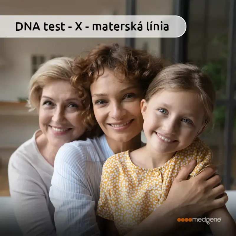 DNA test materskej línie X-chromozómový test MedGene